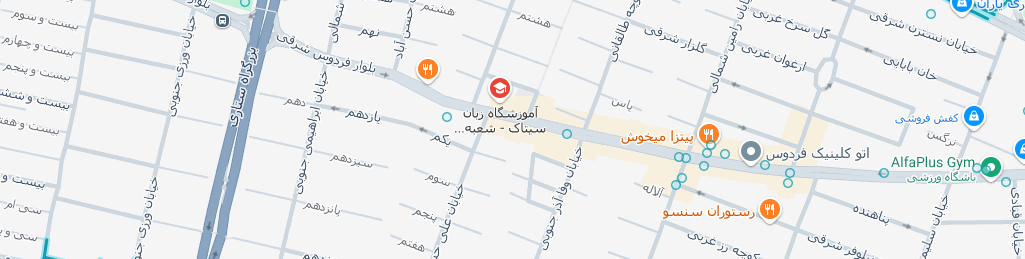 لوکیشن آموزشگاه زبان های خارجی سیتاک